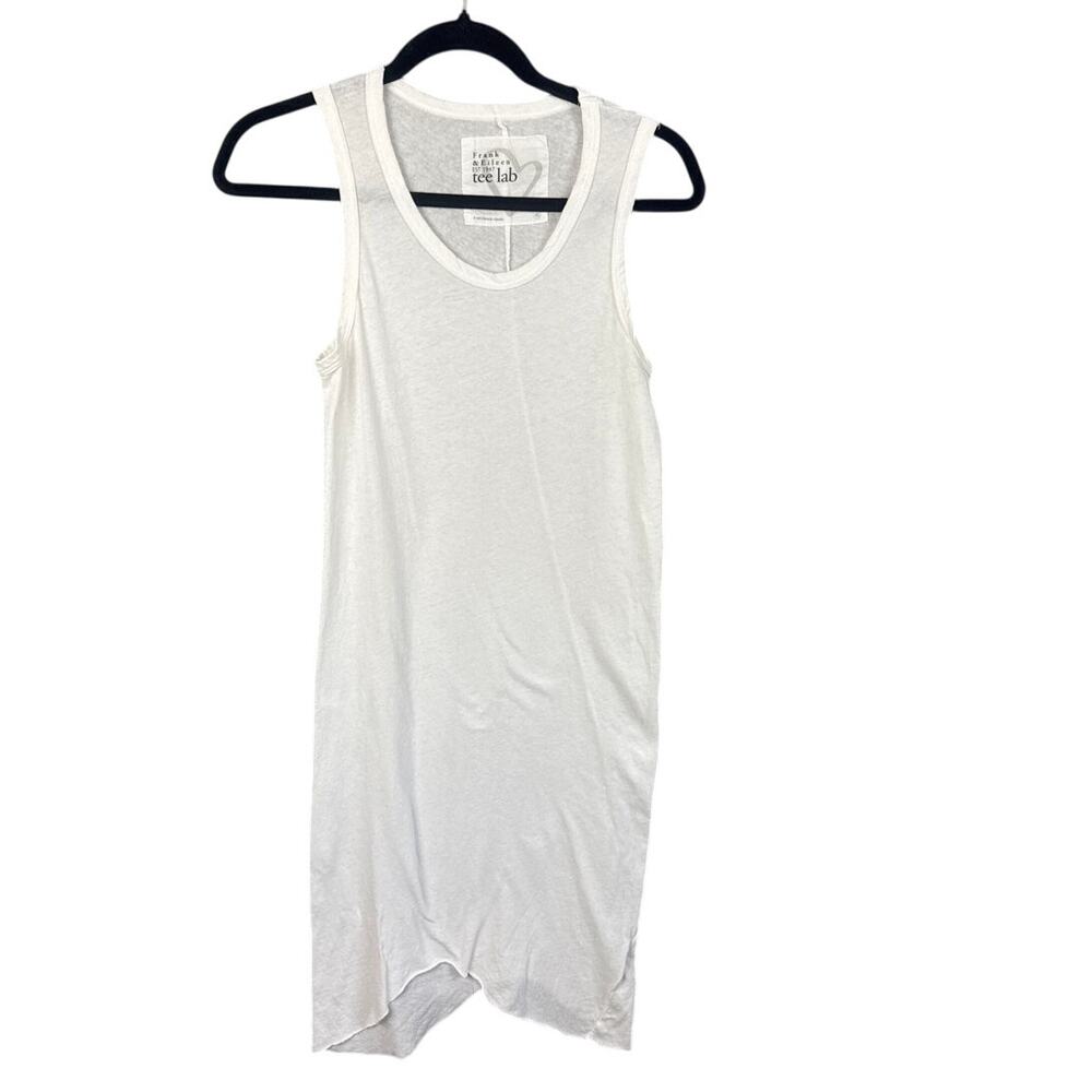 Frank & Eileen Tank Dress White SZ XS Lounge Pool Lightweight Elevated FLAW